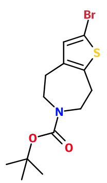 (image for) MCYB3836 tert-Butyl 2-bromo-7,8-dihydro-4H-thieno[3,2-d]azepine-6(5H)-carboxylate